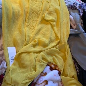 ReFinity, beautiful, yellow sheer kimono